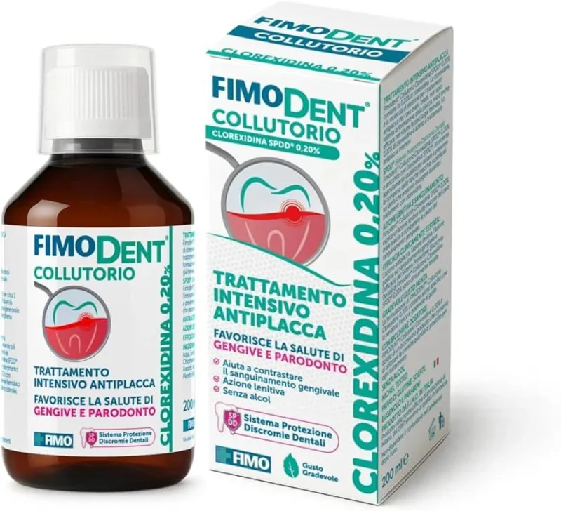FIMODENT APĂ DE GURĂ CLORHEXIDINĂ 0,20% — preț și oferte