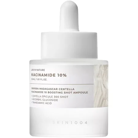 Ser de fata cu 10% niacinamida si Centella Boosting Shot Ampoule Skin1004, 30 ml — preț și oferte