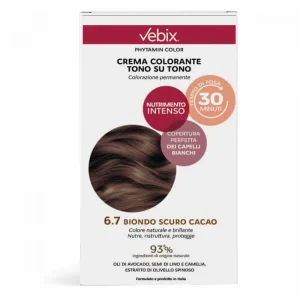 VEBIX TONE-IN-TONE CREMĂ COLORANTĂ PENTRU PĂR 6.7 CACAO ÎNCHIS BLOND