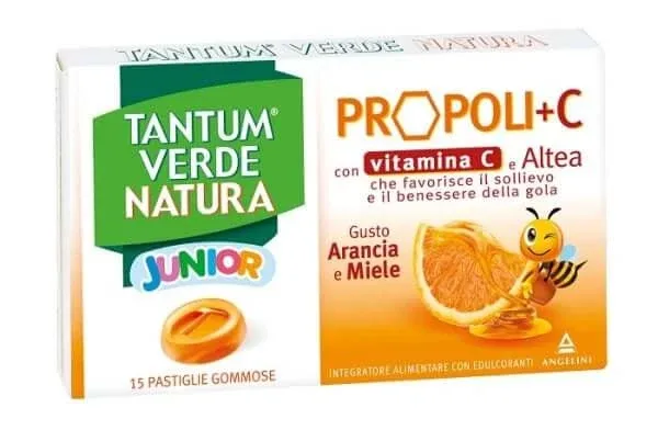 TANTUM VERDE NATURA JUNIOR 15 COMPRIMATE — preț și oferte