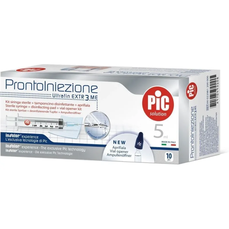 SERINGĂ ULTRA-FINĂ CU TAMPON DEZINFECTANT 5ML 10 BUC. — preț și oferte