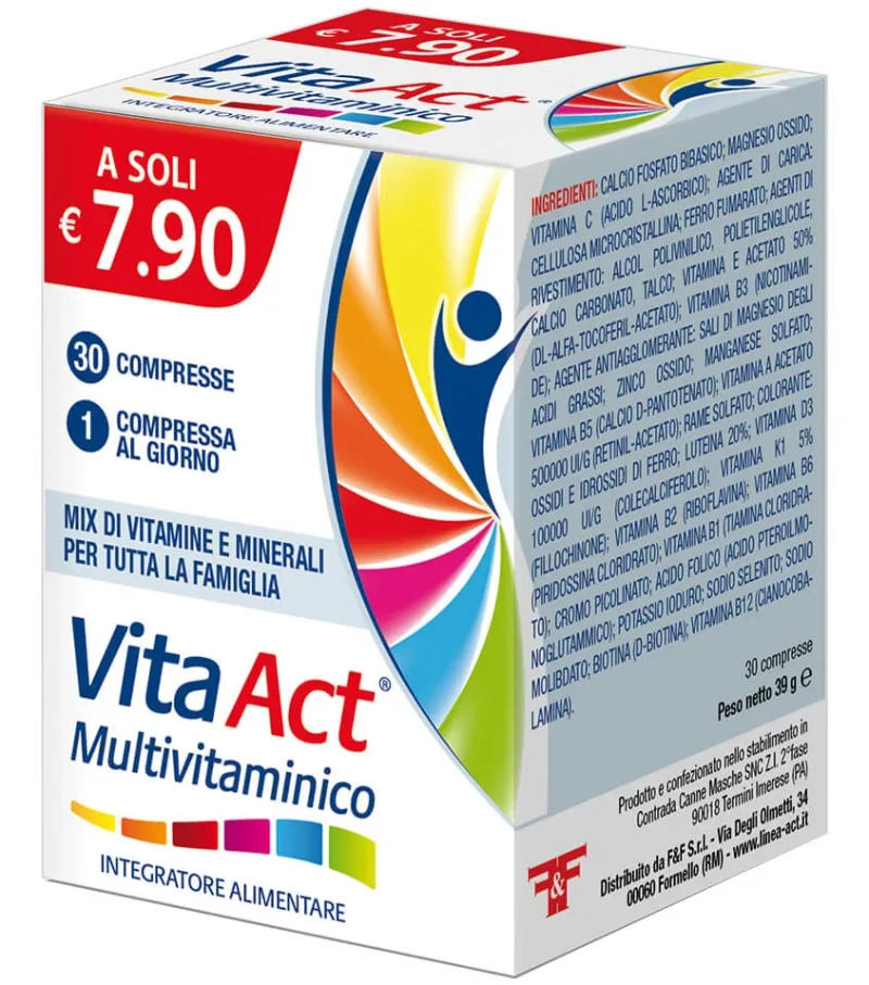 VITA ACT MULTIVITAMINE 30 CPR — preț și oferte