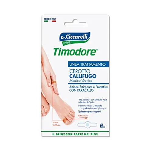 TENCUIALĂ PENTRU CALUSURI THYMODORE CU ACȚIUNE EXTIRPANTĂ ȘI PROTECTOARE 6 BUC — preț și oferte