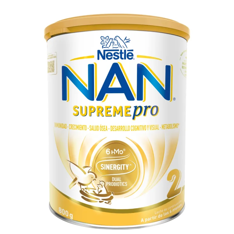 Nestle NAN SUPREMEPRO 2 – Formula de lapte praf pentru bebelusi, 800g — preț și oferte
