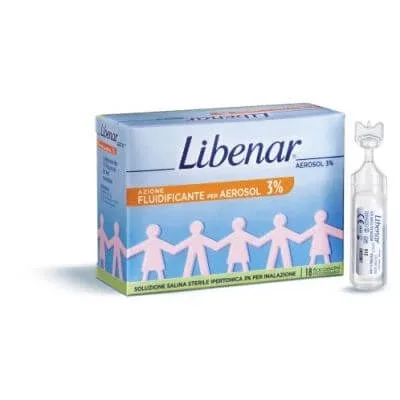 Fiole aerosol hipertonice 3% libenar 18 bucăți — preț și oferte