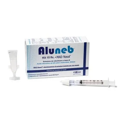 Kit Aluneb soluție izotonică 15 fiole de 4 ml + atomizor nazal mad — preț și oferte