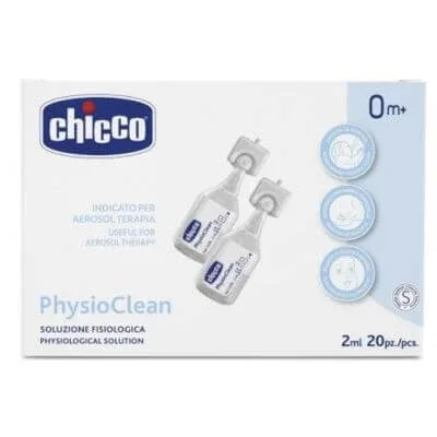 Soluție salină izotonică Physioclean 20 bucăți de 2 ml — preț și oferte