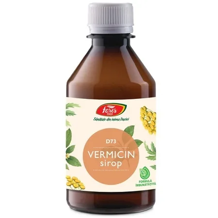 Sirop din plante medicinale Vermicin D73, 250 ml, Fares — preț și oferte