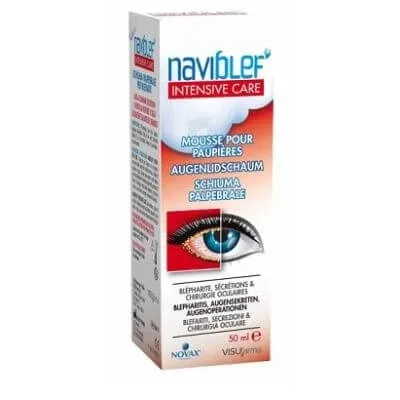 Naviblef spumă pentru pleoape cu îngrijire intensivă 50 ml — preț și oferte