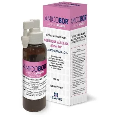 Soluție alcoolică pentru irigarea urechii amicobor 100 ml — preț și oferte