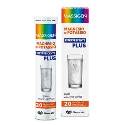Massigen magneziu potasiu plus 20 comprimate efervescente — preț și oferte