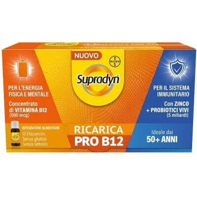Supradyn pro b12 refill 10 fiole — preț și oferte