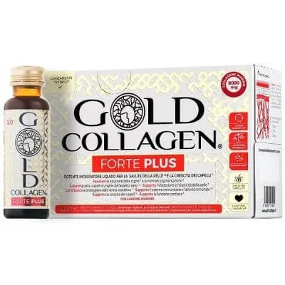 Gold colagen forte plus 10 flacoane 50 ml 8g colagen — preț și oferte