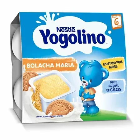 Nestle Gustare Din Gris Cu Lapte Si Biscuiti Yogolino, +6 Luni, 4x100g — preț și oferte