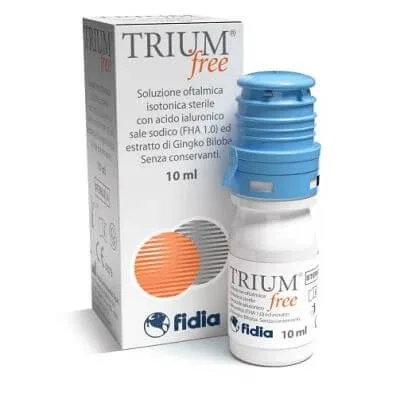 Picături pentru ochi fără Trium 10 ml FIDIA FARMACEUTICI — preț și oferte