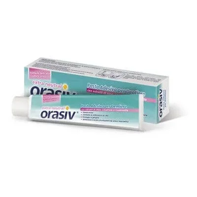 Orasiv pastă adezivă extra neutră pentru proteze dentare 40 g — preț și oferte