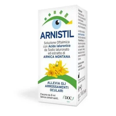 Arnistil acid hialuronic soluție oftalmică 0,2% + extract de arnica montana 0,1% flacon 8 ml — preț și oferte