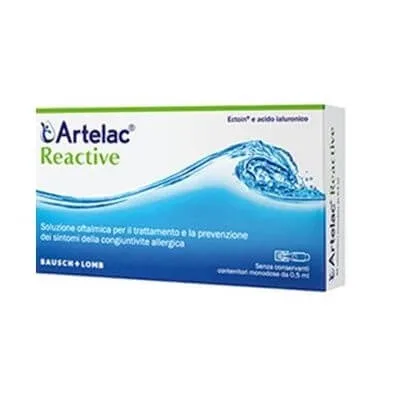 Artelac reactiv soluție oftalmică doză unică 10 unități de 0,5 ml BAUSCH & LOMB — preț și oferte