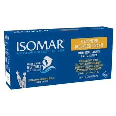 Isomar decongestionant flacoane soluție hipertonică 20 flacoane 5 ml — preț și oferte