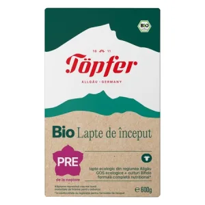 Lapte praf Bio Pre, 600 g, Topfer