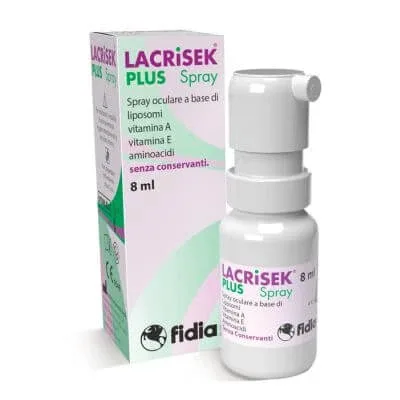 Lacrisek plus soluție oftalmică spray fără conservant 8 ml — preț și oferte
