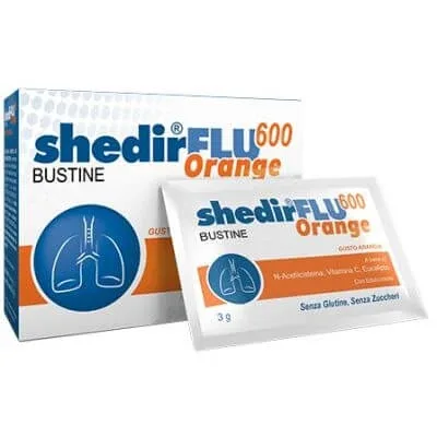 Shedirflu 600 portocaliu 20 pliculețe — preț și oferte