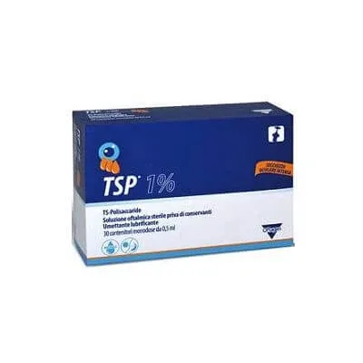 Tsp 1% soluție lubrifiantă umectantă oftalmică 30 flacoane monodoză 0,5 ml — preț și oferte