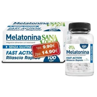 Sanavita melatonină 100 comprimate — preț și oferte