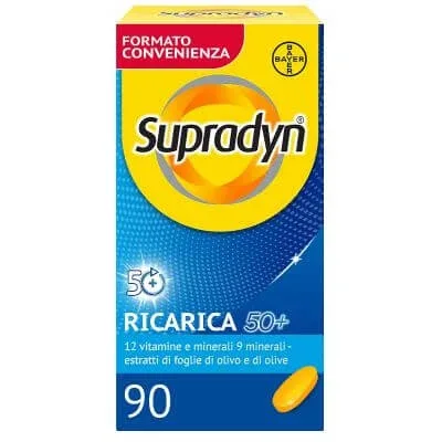 Supradyn refill 50+ 90 comprimate acoperite — preț și oferte