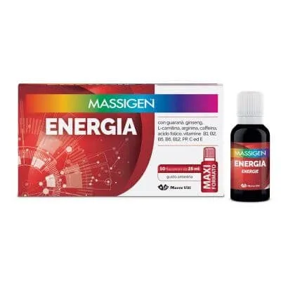 Massigen Energy 10 sticle de 25 ml — preț și oferte