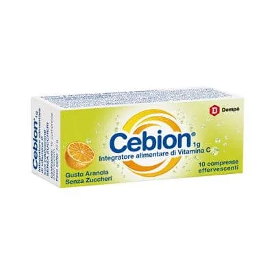 Cebion efervescent vit c fără zahăr 10 comprimate — preț și oferte