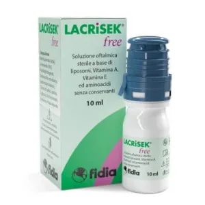 Lacrisek free soluție oftalmică fără conservanți 10 ml