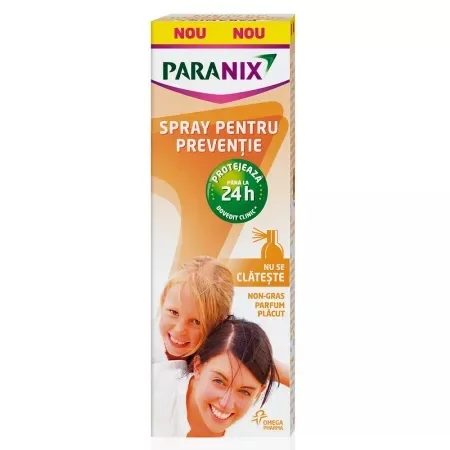 Spray pentru Prevenție Împotriva Păduchilor Paranix, 100 ml Omega Pharma — preț și oferte