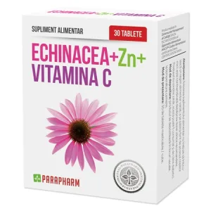 Echinacea + Zinc + Vitamina C, 30 capsule – Parapharm