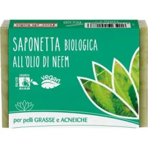Săpun cu ulei de neem Fior di loto pentru ten gras și impur 100 g