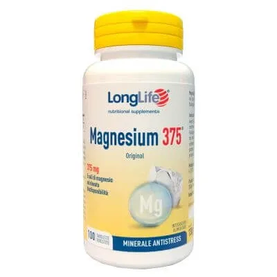 Longlife magneziu 375 mg 100 comprimate — preț și oferte