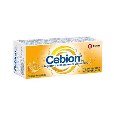 Cebion efervescent vitamina c portocaliu 10 comprimate — preț și oferte