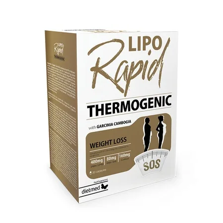 Lipo Rapid Thermogenic, 30 capsule vegetale – Dietmed — preț și oferte