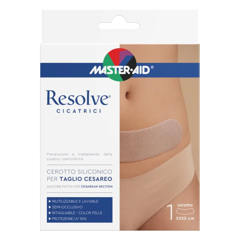Plasture Siliconic pentru Cicatrice Cezariana Resolve, 25 x 4 cm, 1 Bucata Origomedical — preț și oferte