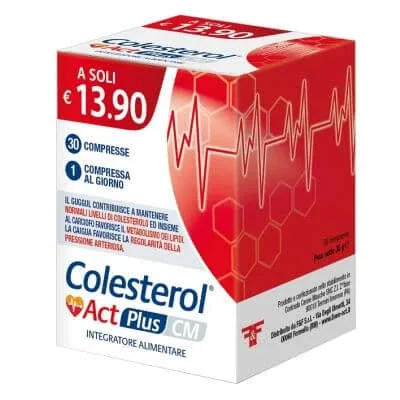 Colesterol act plus cm 30 comprimate — preț și oferte