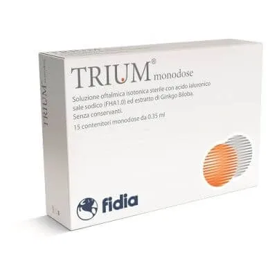 Trium picături oftalmologice doză unică 15 flacoane FIDIA FARMACEUTICI — preț și oferte