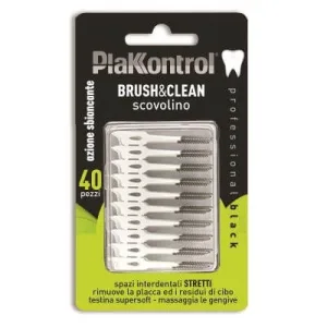 Plakkontrol perie & carbon curat 40 bucăți