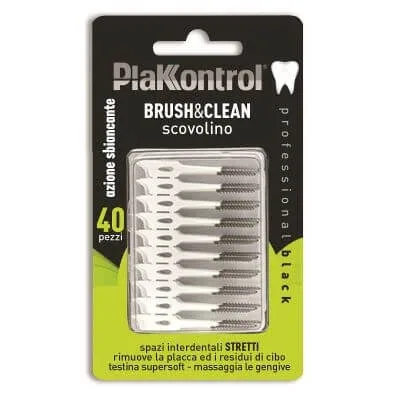 Plakkontrol perie & carbon curat 40 bucăți — preț și oferte