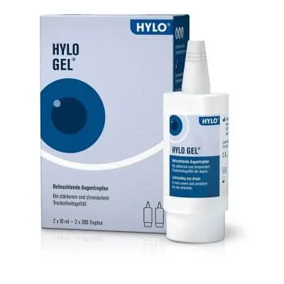 Hylo gel picături pentru ochi 2 flacoane 10 ml — preț și oferte