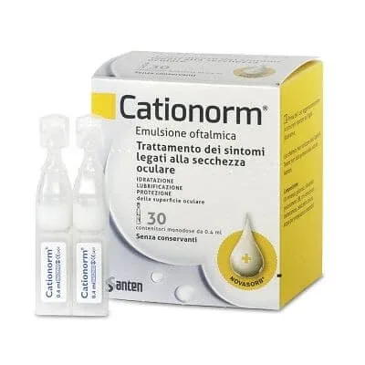 Cationorm picături 30 fiole monodoză 0,4 ml — preț și oferte