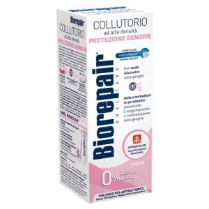 Biorepair îngrijire orală cu apă de gură antibacteriană de înaltă densitate pentru protecția gingiilor 500 ml