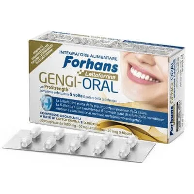 Forhans lactoferrin gengioral 30 comprimate — preț și oferte