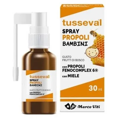 Spray cu propolis pentru gât Tusseval pentru copii 30 ml — preț și oferte
