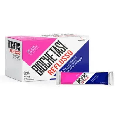 Biochetase reflux 20 sticksuri cu aromă de portocale — preț și oferte