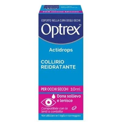 Picături oculare rehidratante pentru ochi uscați optrex actidrops 10 ml — preț și oferte